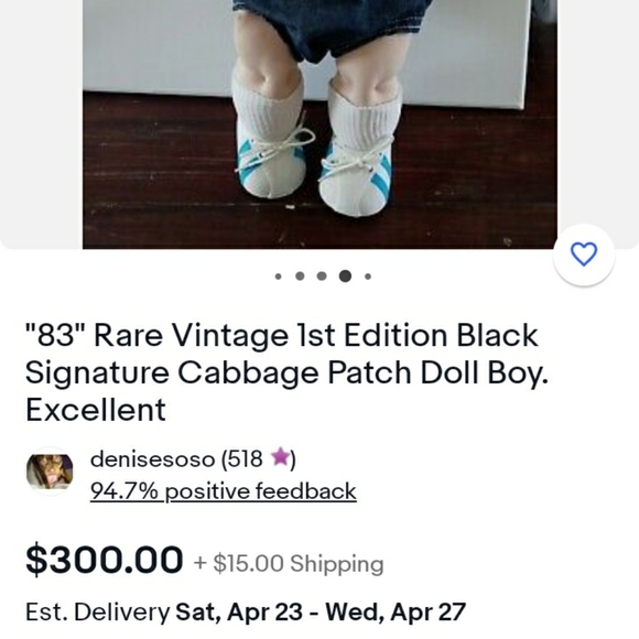 1983 Original Appalachian Artworks Inc Cabbage Patch Kid - Picture 8 of 8